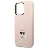 Karl Lagerfeld KLHCP14LSLCTPI iPhone 14 Pro 6,1 hardcase jasnoróżowy/light pink Silicone Choupette Body